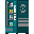 Cyan Vending Machine